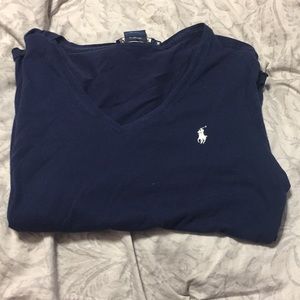 Navy blue Ralph Lauren polo XL for KIDS V-neck